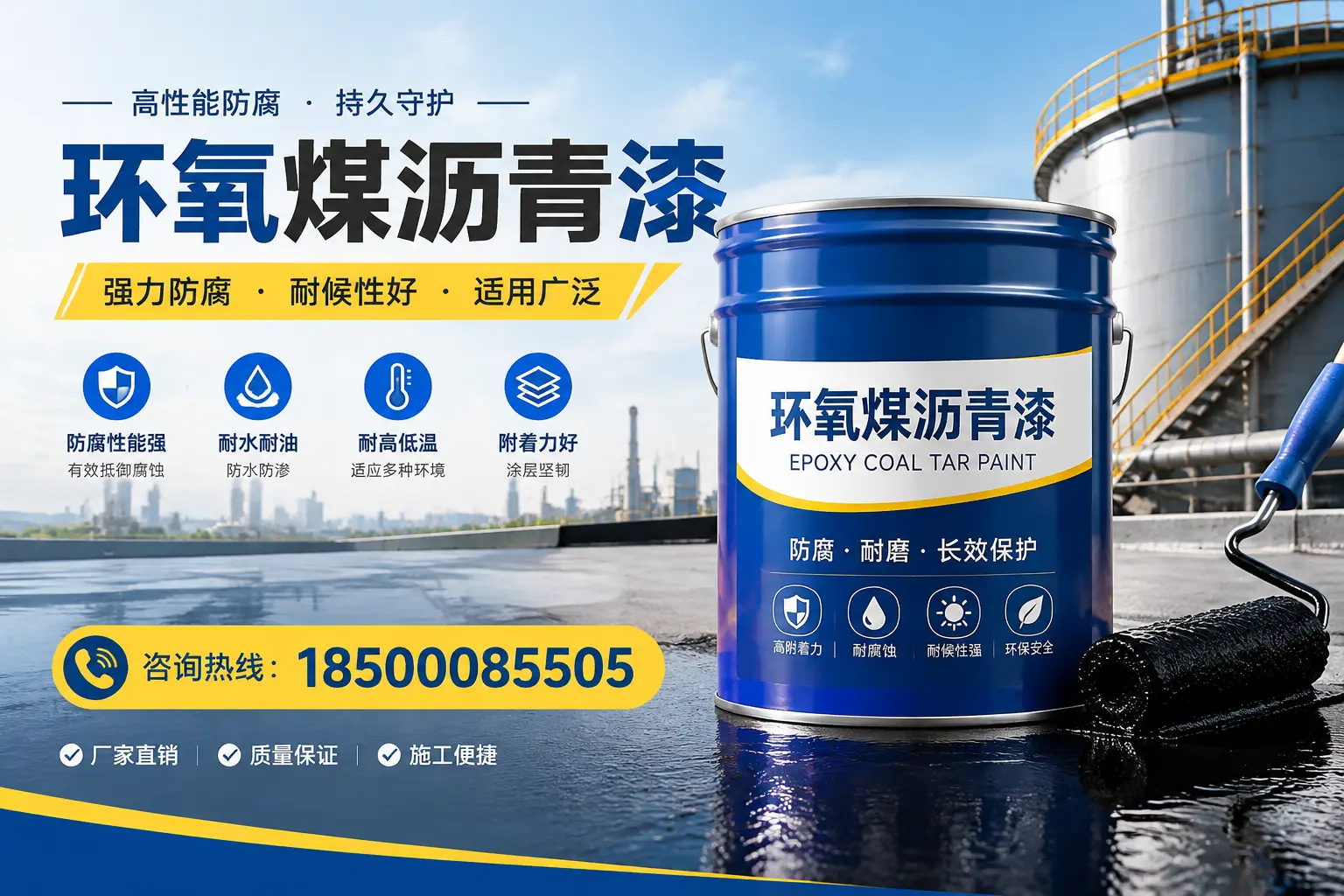 环氧煤沥青漆的储存与运输注意事项,运河企业须知