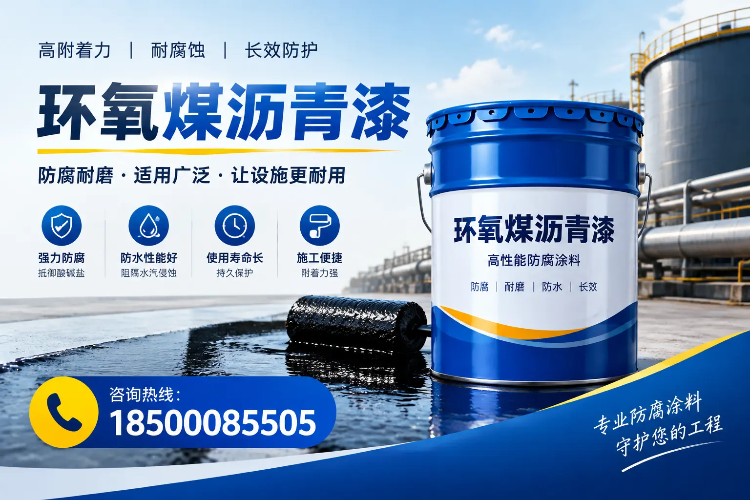 环氧煤沥青漆与其他涂料的对比分析，助力运河企业决策
